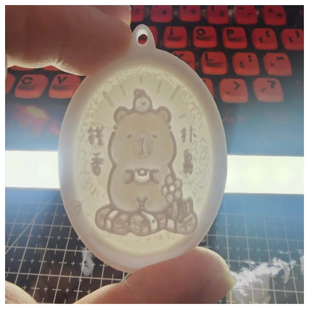 cute capybara embossed gold bar 5g investment collectible bullion