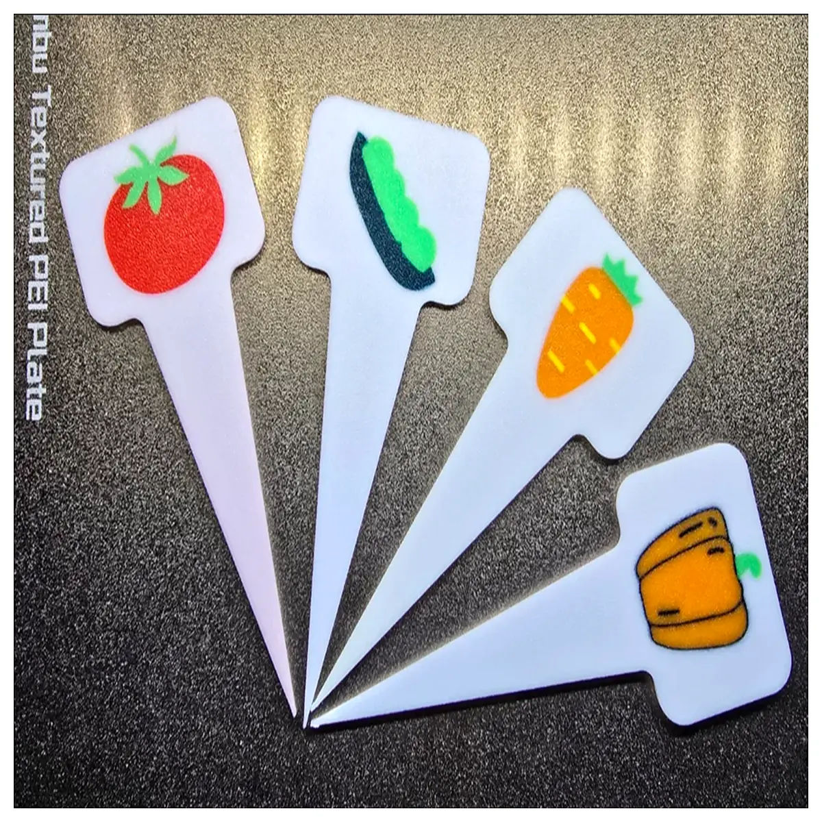 waterproof plant markers for garden reusable stake labels with clips botanical identification tags for seedlings and herbs