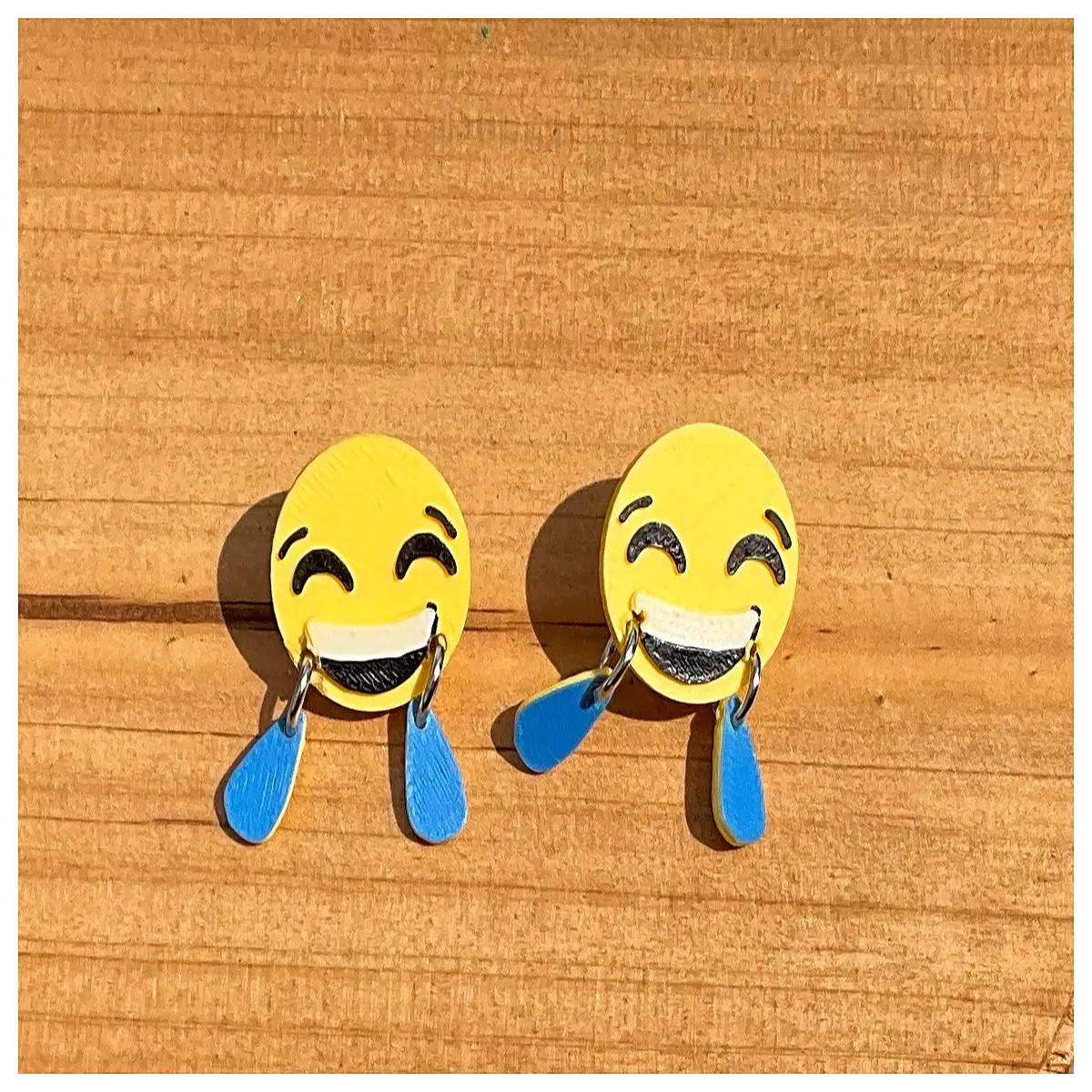 cute smiley face earrings for women playful gold silver hoop stud jewelry fun happy expression gift