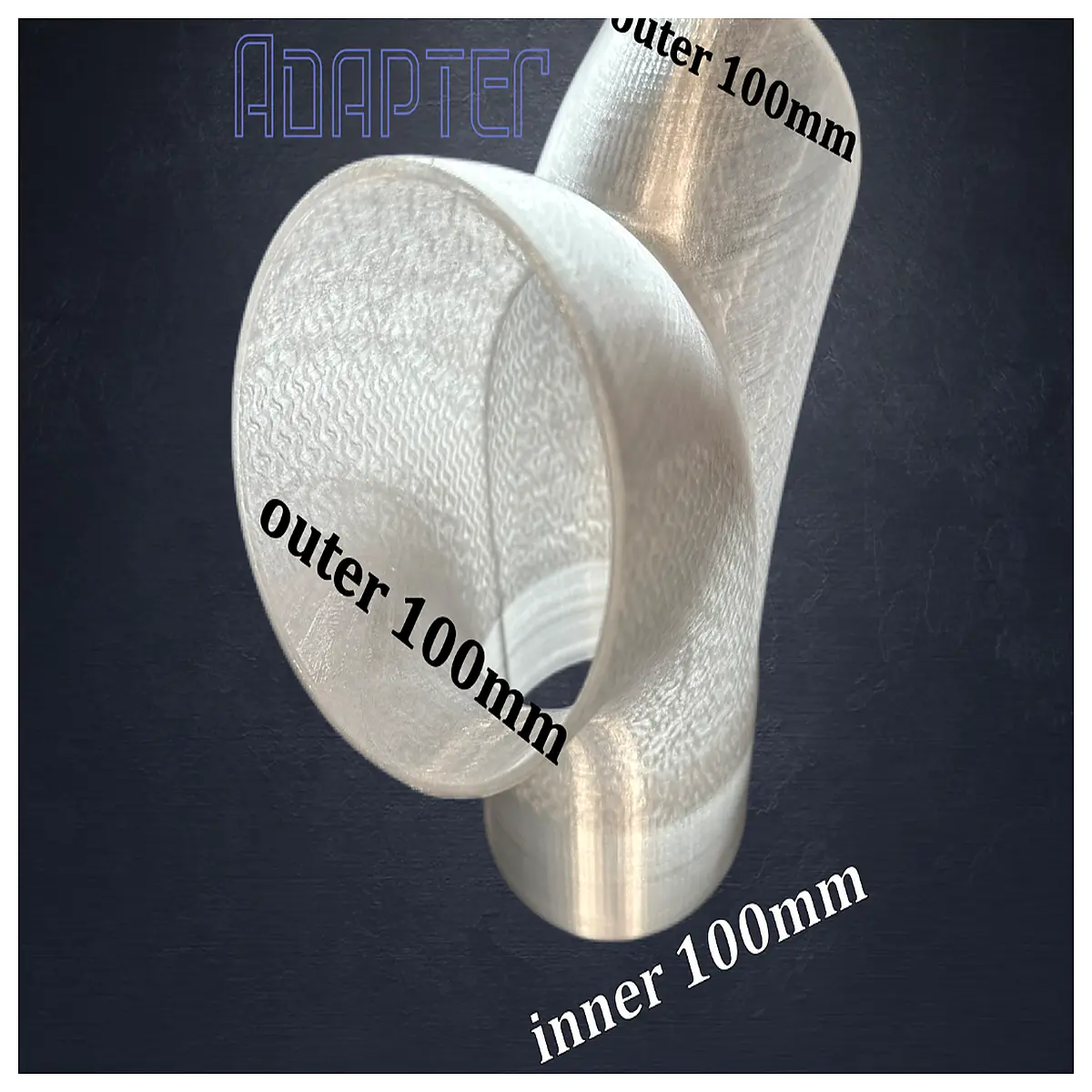 100mm y pipe adapter fitting connector plumbing drain waste vent