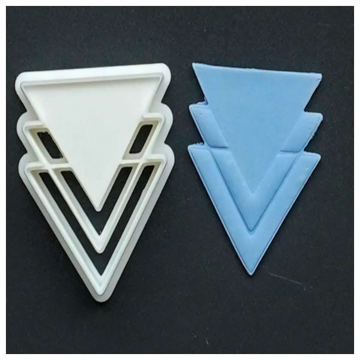 abstract clay cutter die for handmade jewelry making earrings necklaces polymer tool