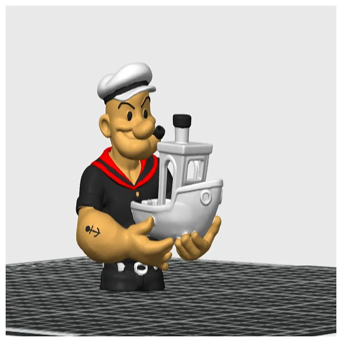 the sailor man themed novelty shipping box for kids cartoon character mailer package fun birthday party favor delivery container