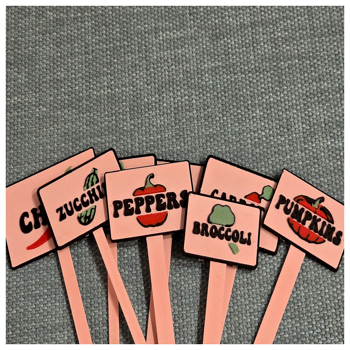 cute broccoli vegetable sticker label for food packaging snack design farm fresh produce tag