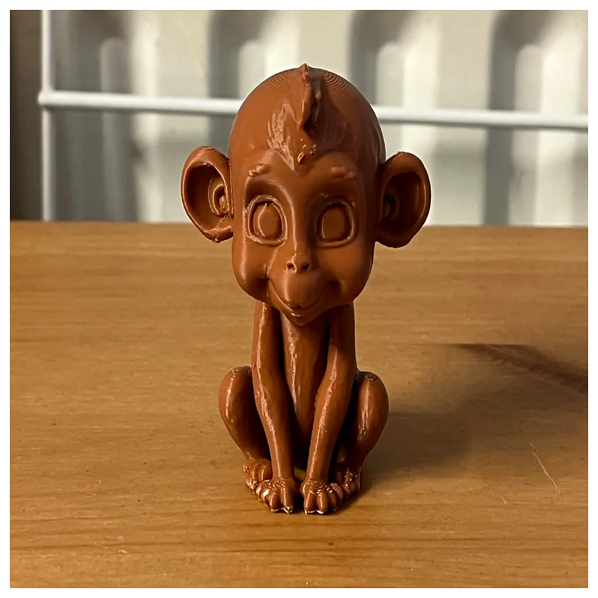 cute monkey figurine for desk decor realistic animal toy collectible primate statue