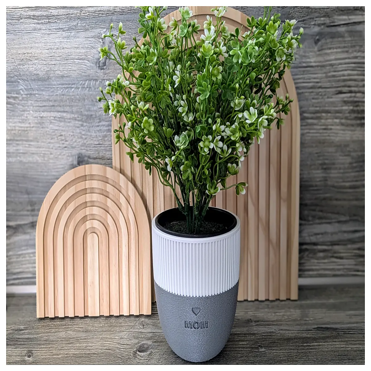 mom love theme ceramic flower pot for mother s day gift plant container home decor