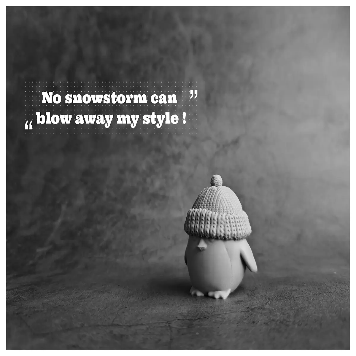 cute penguin wearing hat desk ornament funny office decor for home workspace whimsical animal figurine gift
