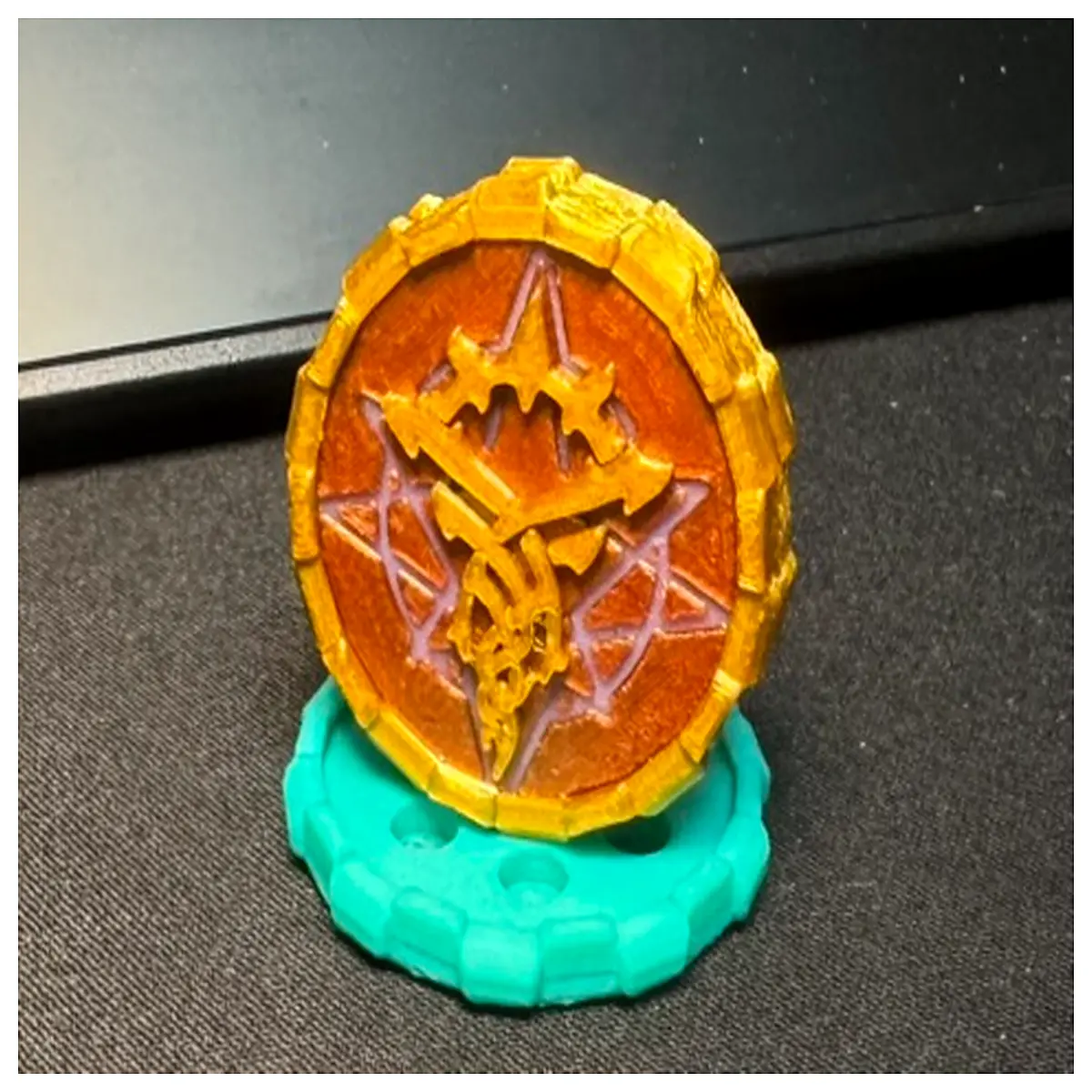 mystery lord badge fidget toy stress relief clicker secret society emblem collectible novelty fans