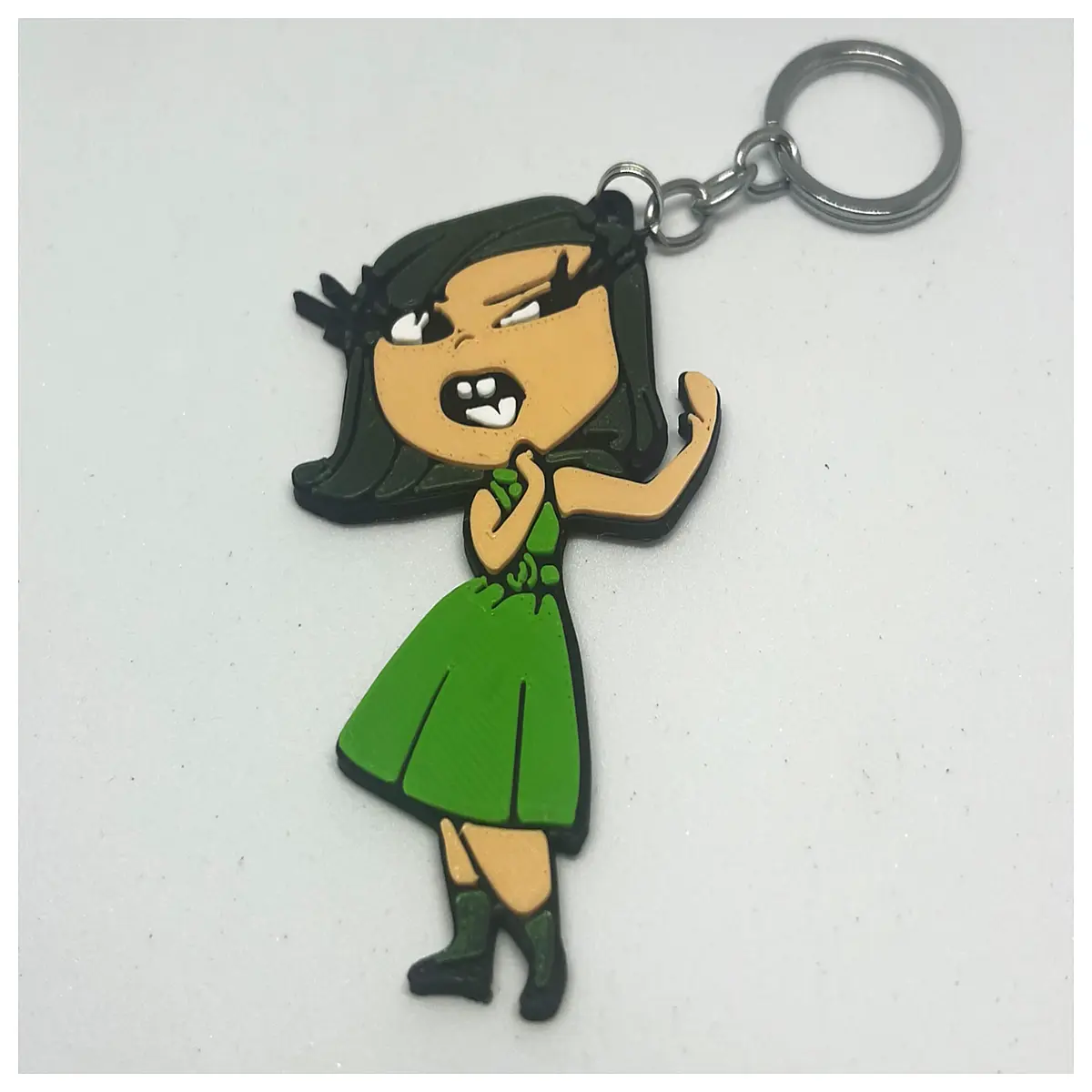 funny anti social keychain grumpy personality introverts quirky novelty bag charm