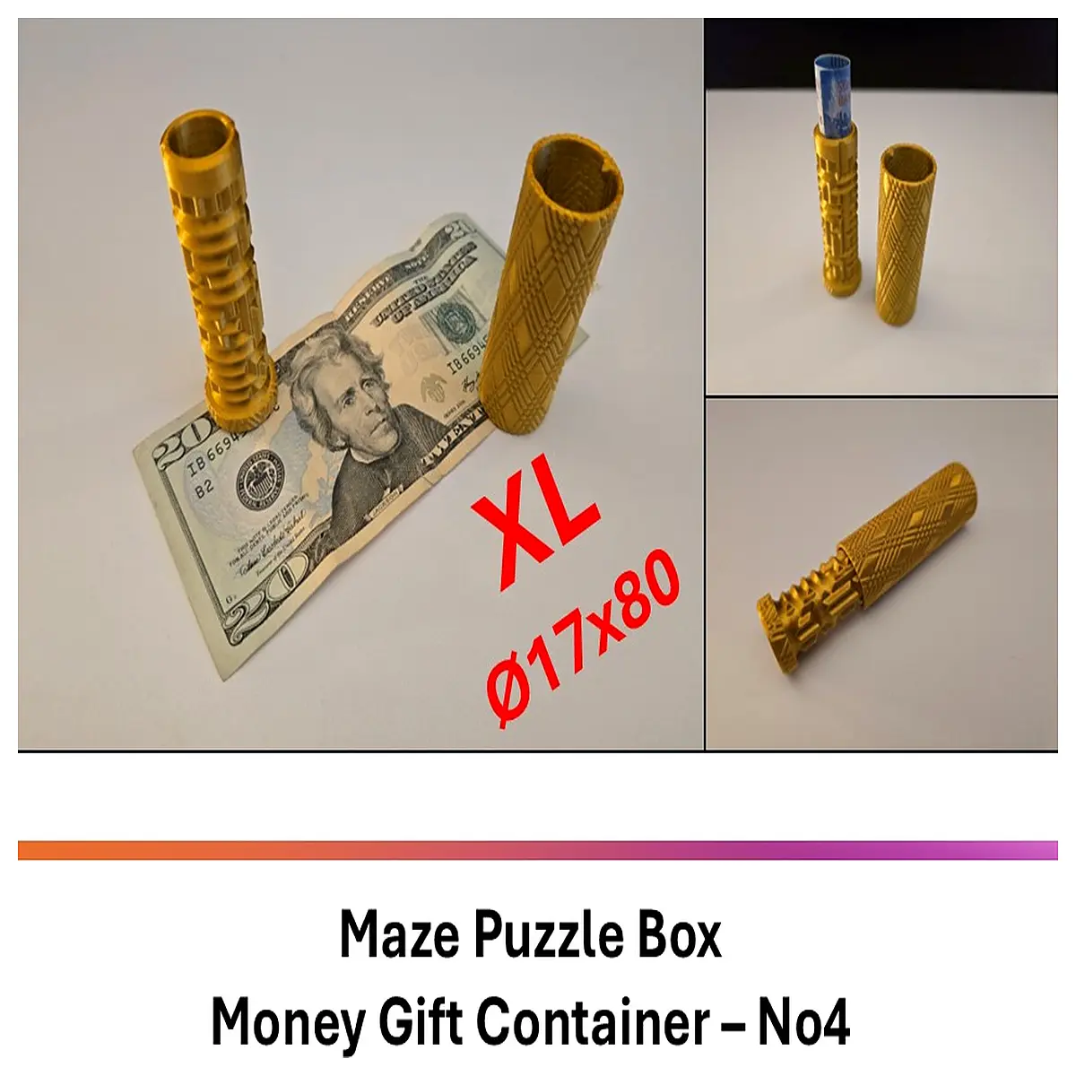 xl maze puzzle coin gift box with secret compartment interactive riddle treasure chest for kids and adults
