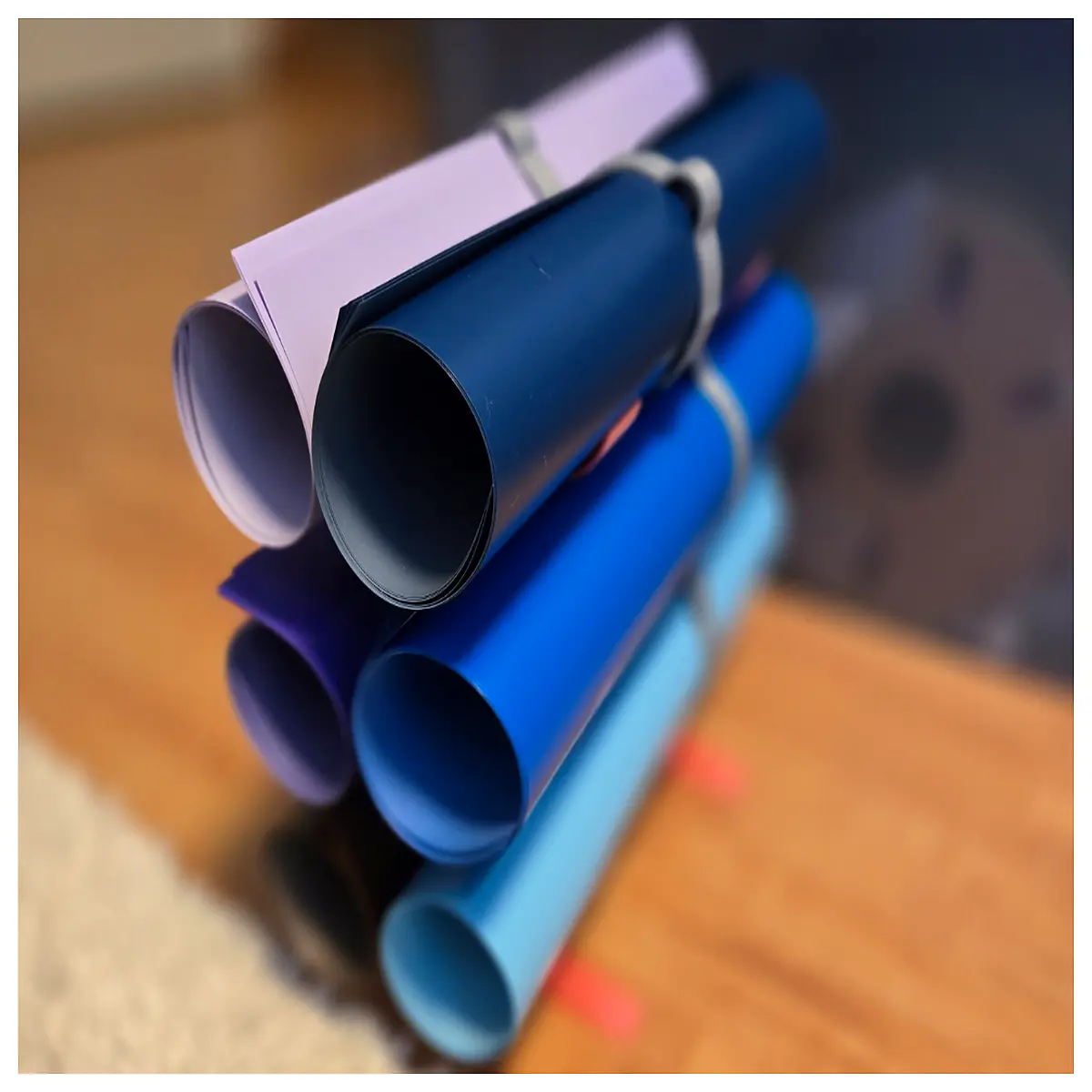 duty vinyl roll holder for crafts storage rack organizer