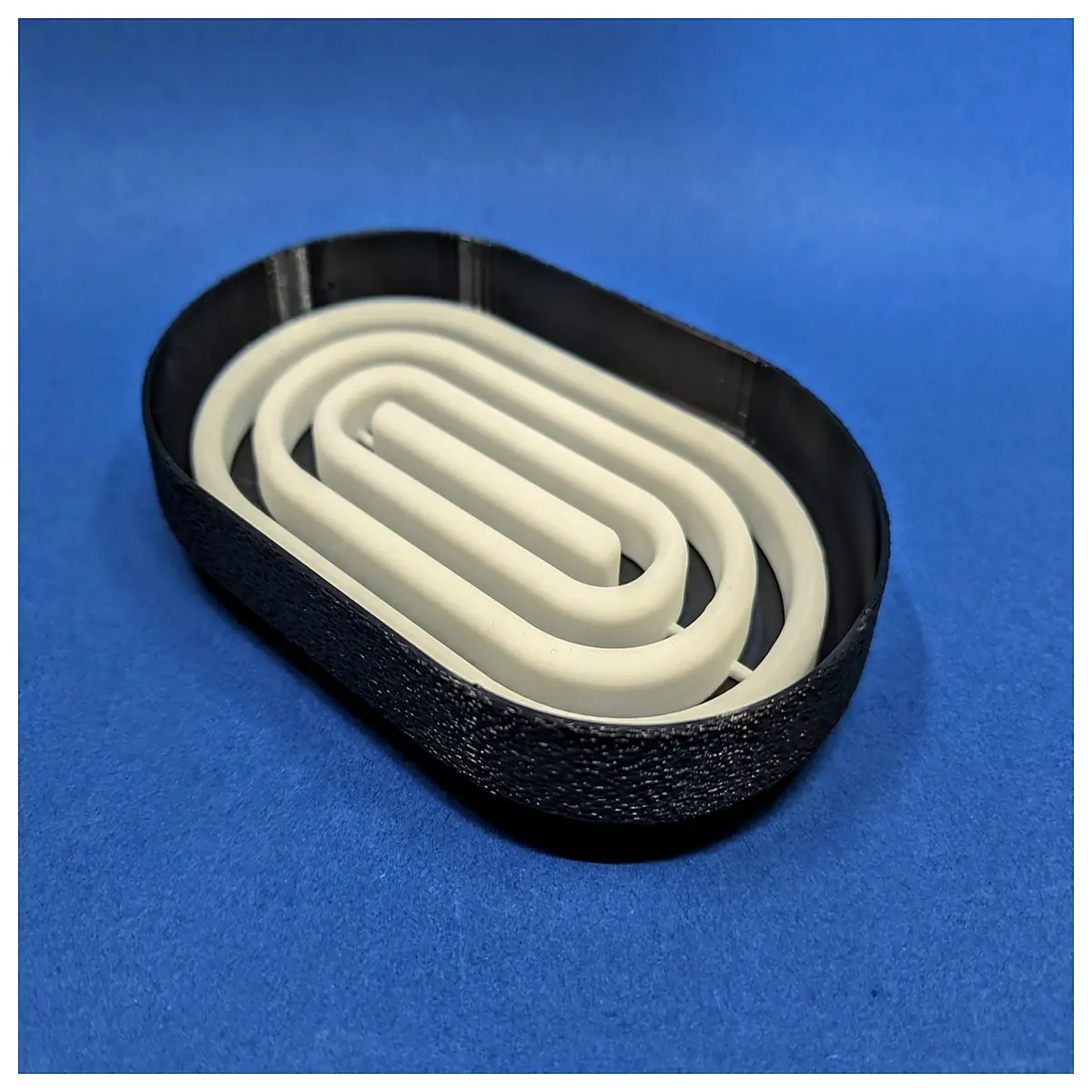 oval soap dish holder bathroom counter non slip drainage tray for bar soap