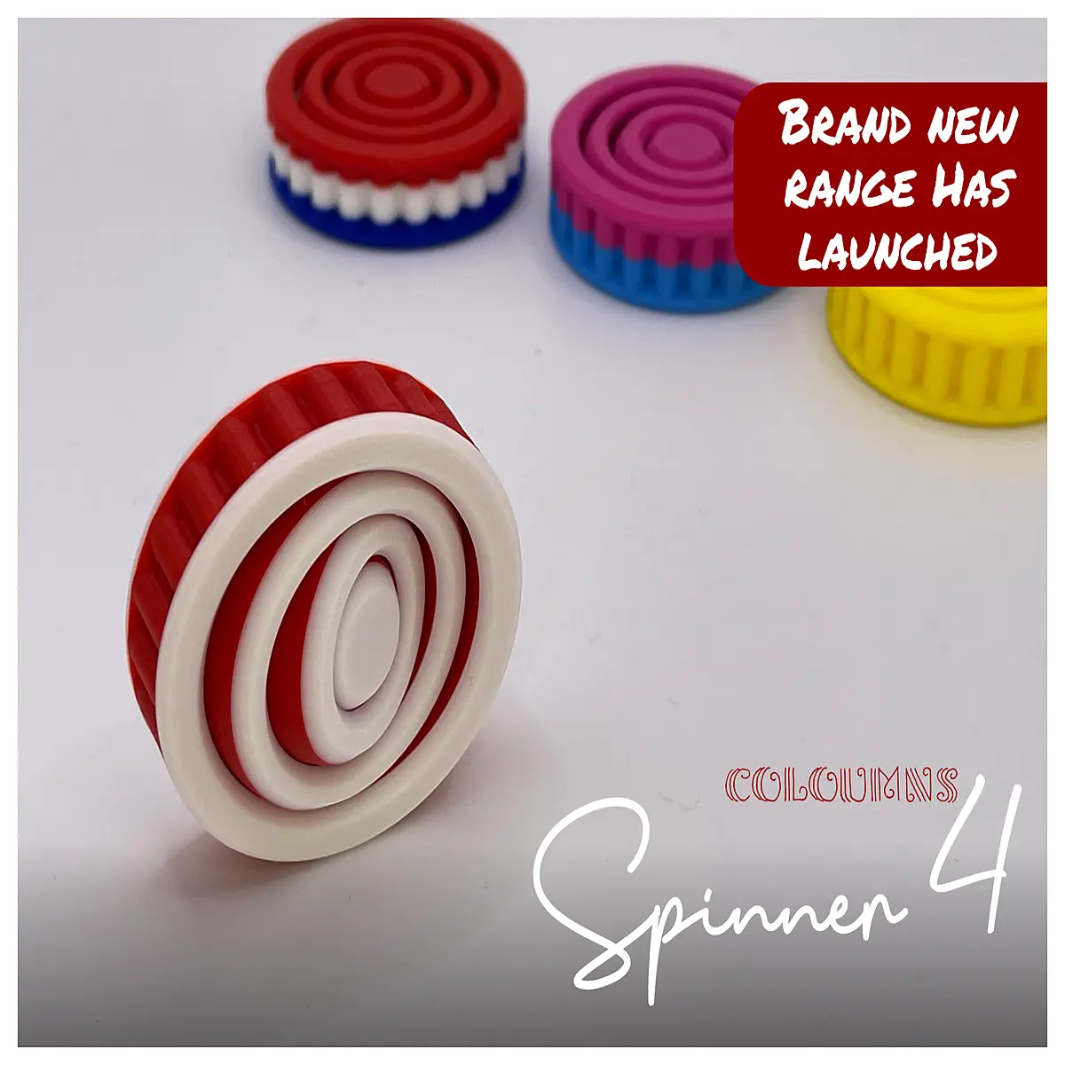 4 pillar rotating fidget spinner anti stress anxiety relief toy for adults kids desk gadget