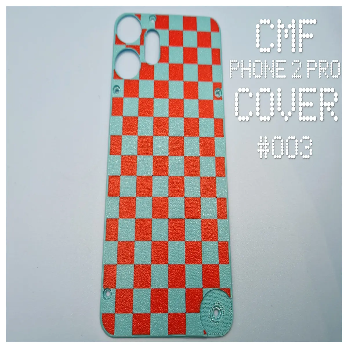 cmf phone 2 pro case grid pattern protective cover stylish mesh design anti slip shockproof back skin