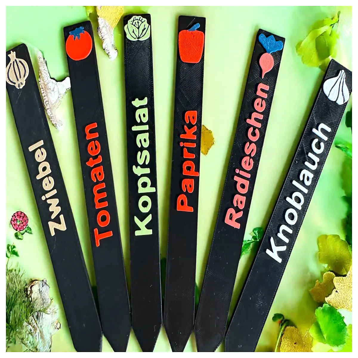 garden plant markers for seedlings vegetable patch labels reusable plastic stakes with clip