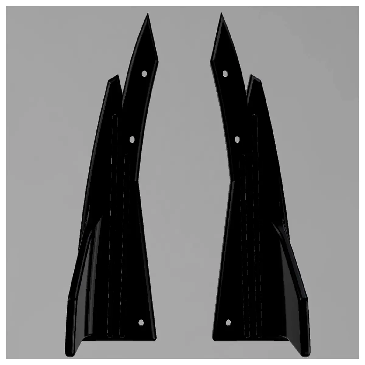 2022 24 forte rear bumper diffuser lip spoiler splitter modification aftermarket parts