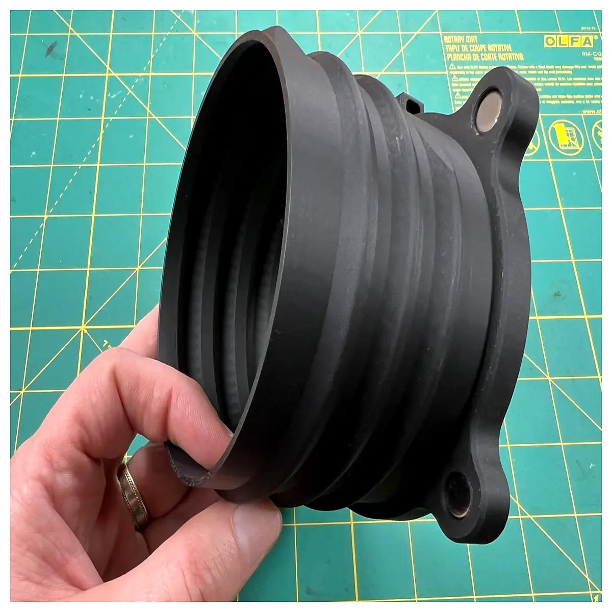 duty magnetic exhaust hose connector clamp for generator air intake flexible duct coupling