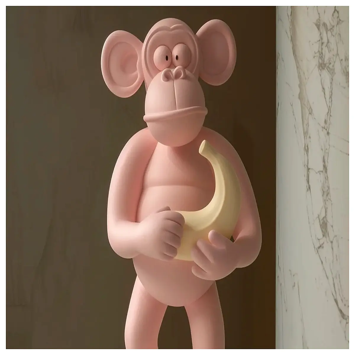 cute monkey plush toy adorable simian stuffed animal for kids gift soft hugging doll baby sleeping companion