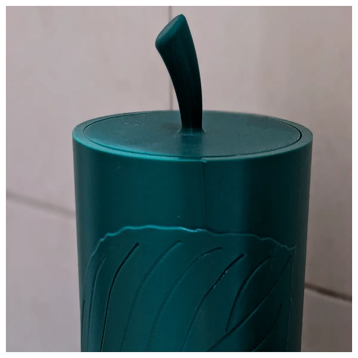 small bathroom trash can with lid step pedal bin for toilet area compact waste basket