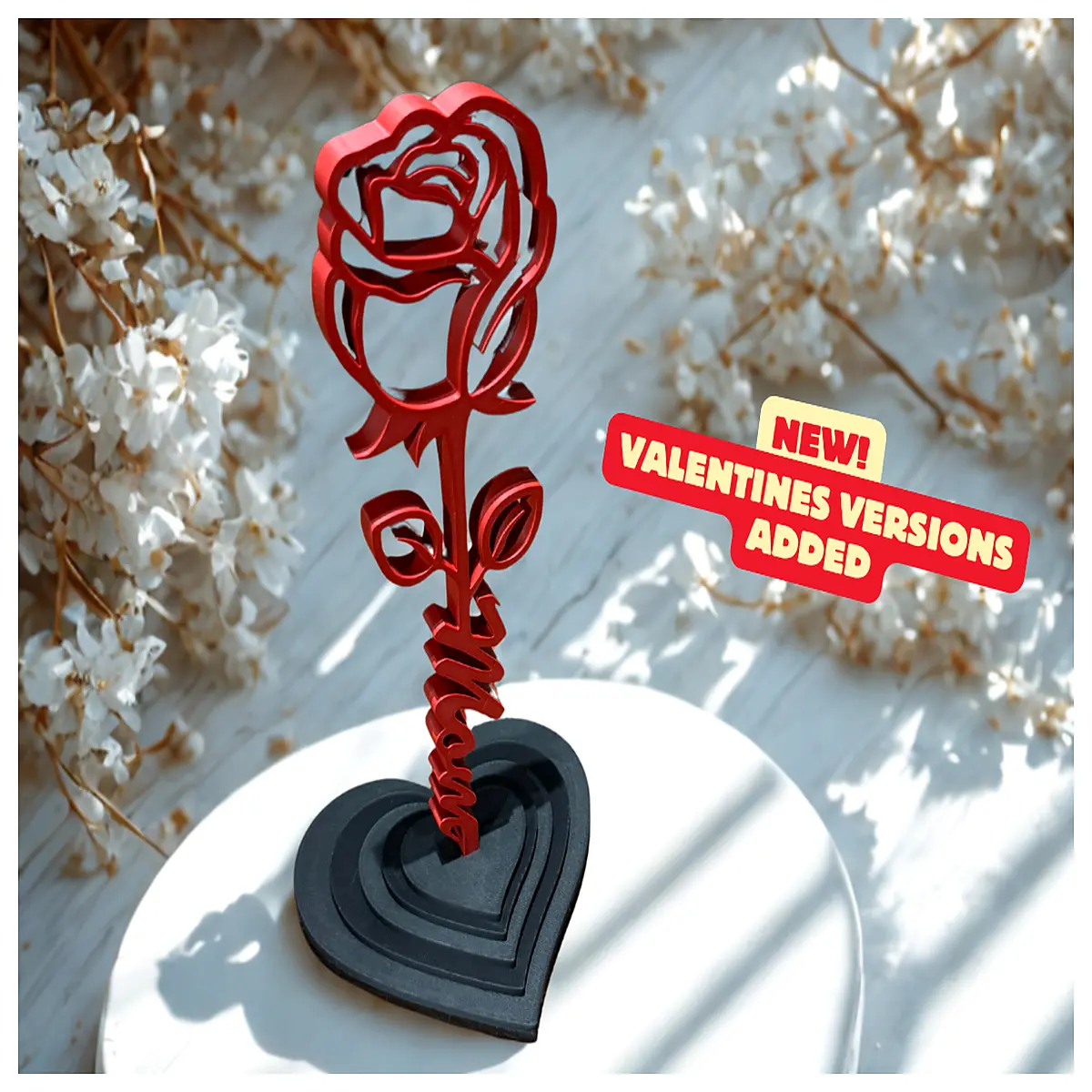 standing rose bouquet for mom valentines day long stem red roses gift