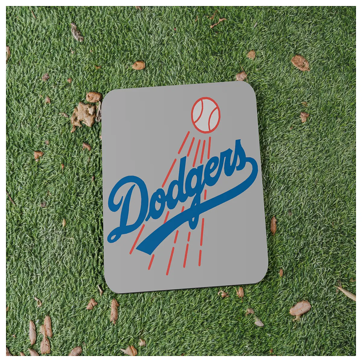 la dodgers square coasters set baseball gifts table protection drink mats