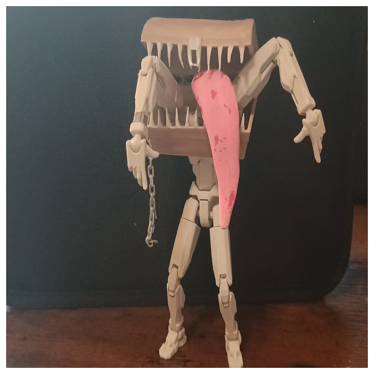 dark souls 1 mimic chest statue collectible resin figure game decor