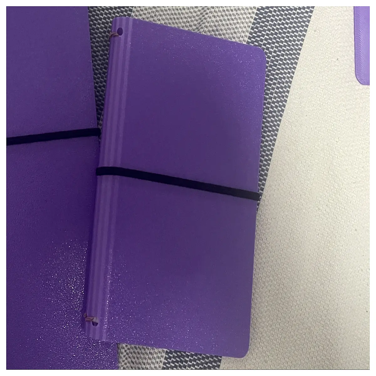 leather passport holder notebook combo travel organizer rfid blocking document wallet with pen loop