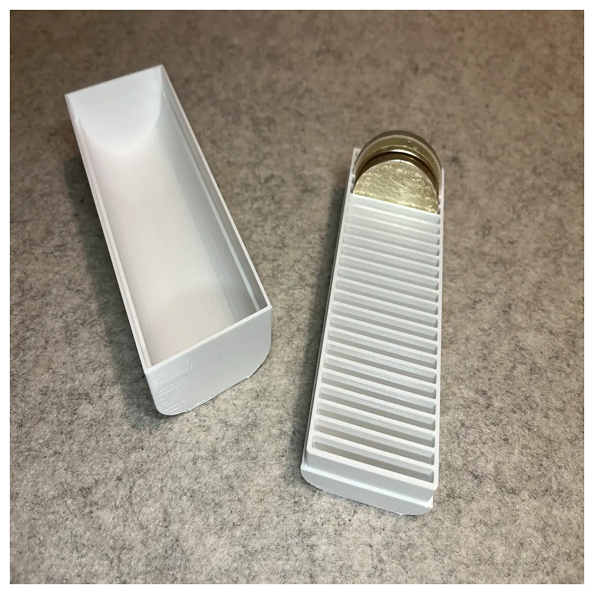 coin tube for 1 oz silver bullion rounds bars protective storage roll holder