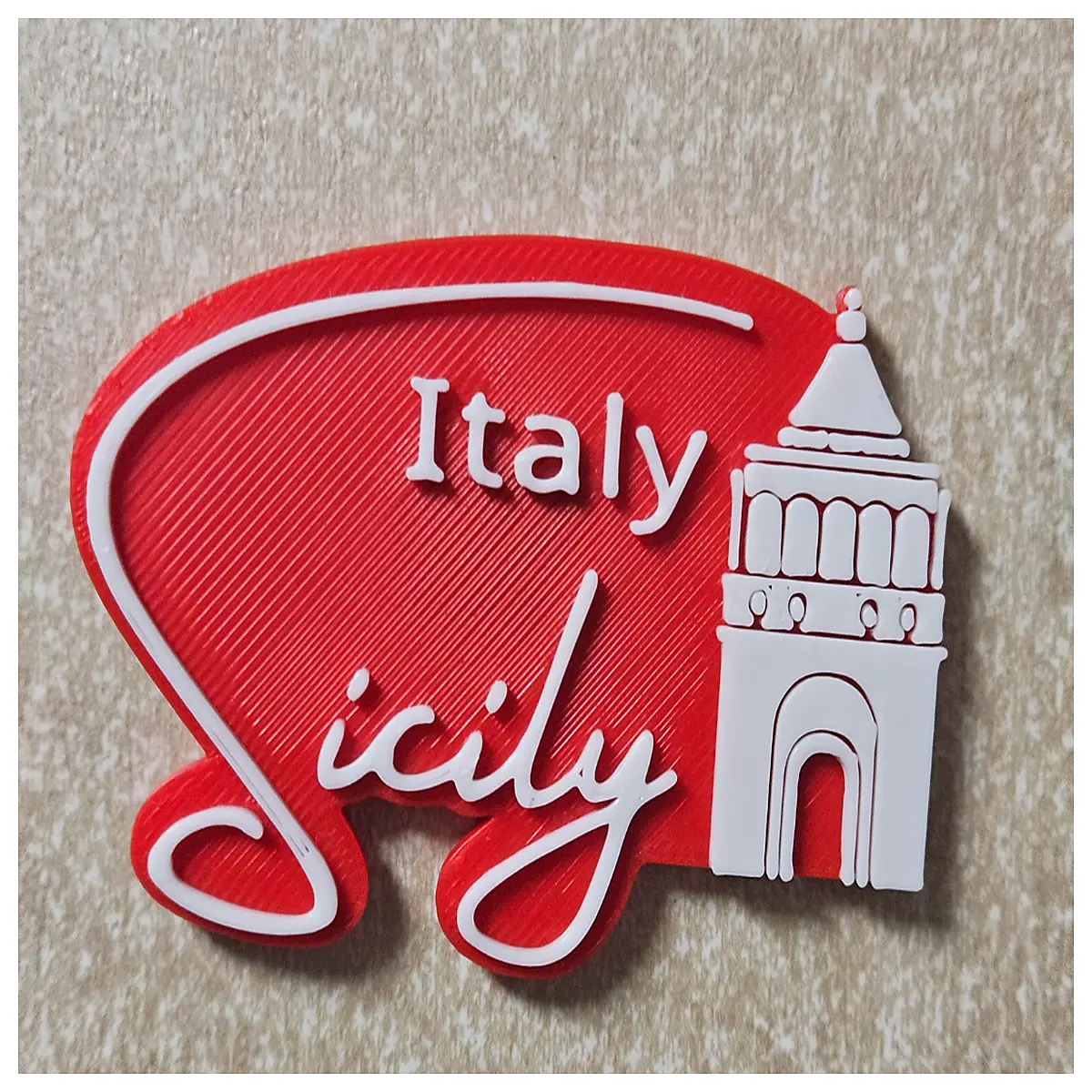 sicily italy fridge magnet souvenir travel memory decorative kitchen gift