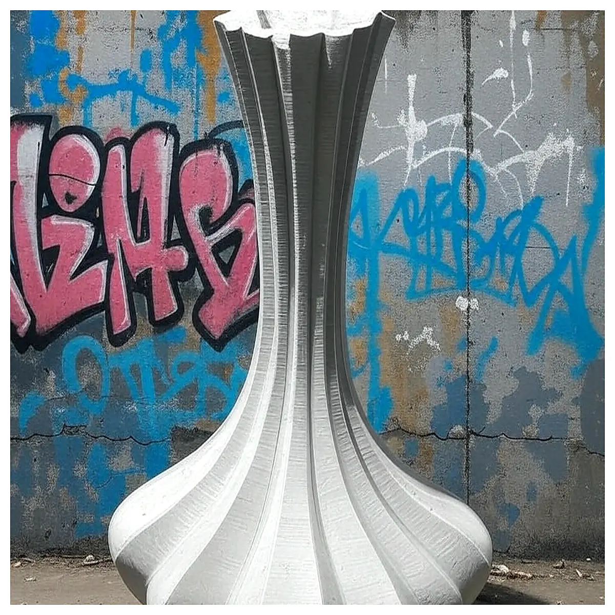 modern ceramic vase h21 for home decor tall minimalist flower holder for living room table centerpiece