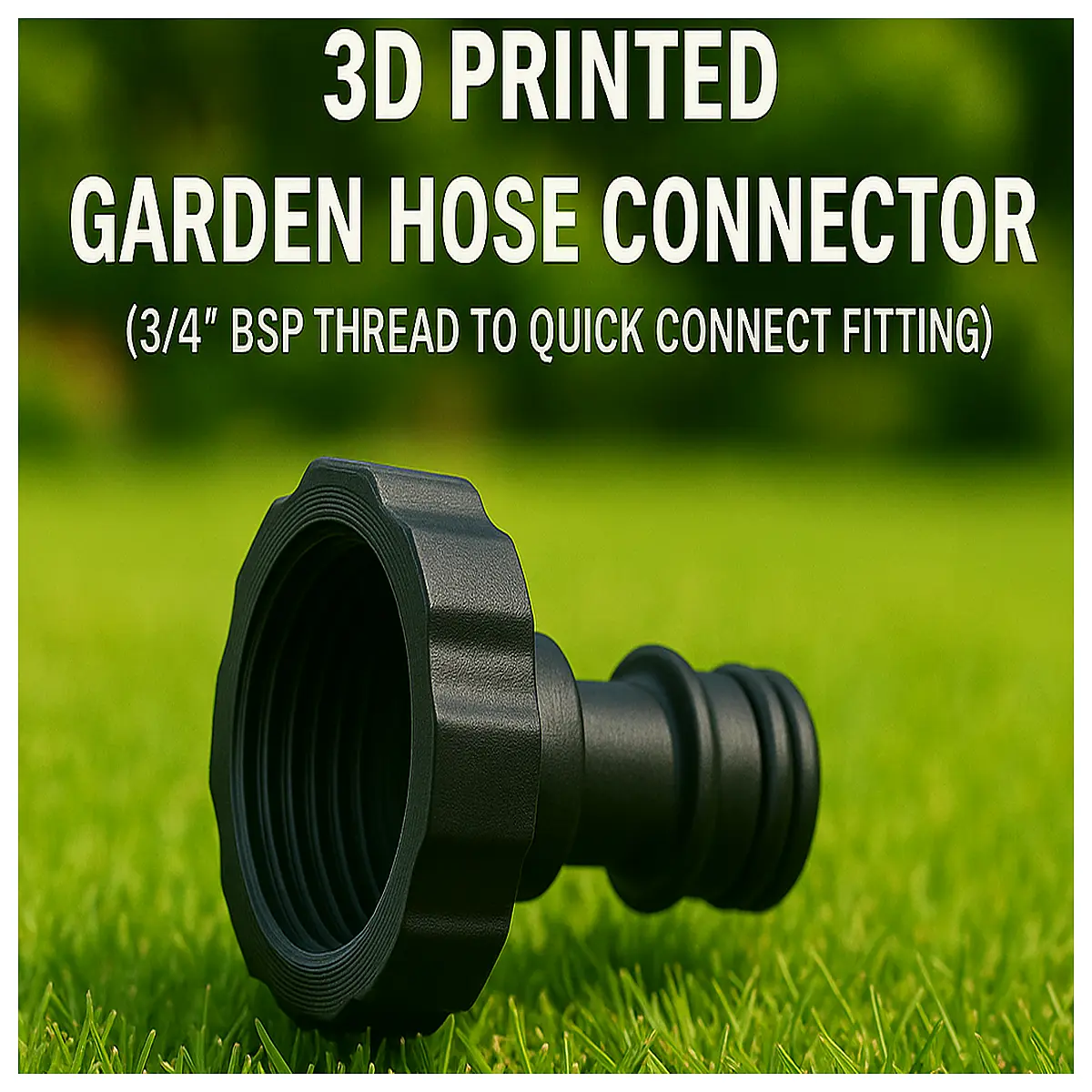 garden hose adapter 34mm male thread brass connector fitting for sprinkler tap