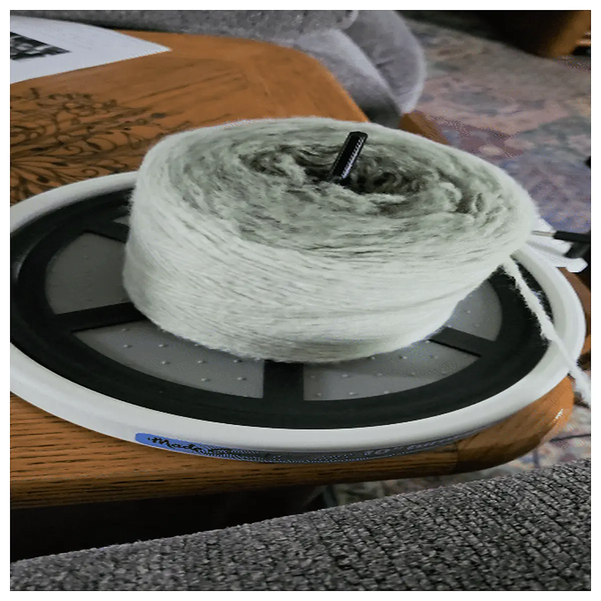 cat toy holder for yarn balls spool organizer storage rack