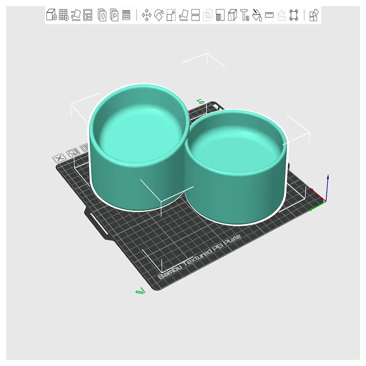 cat double bowl feeder water and food station stainless steel non slip pet dish for messy eaters