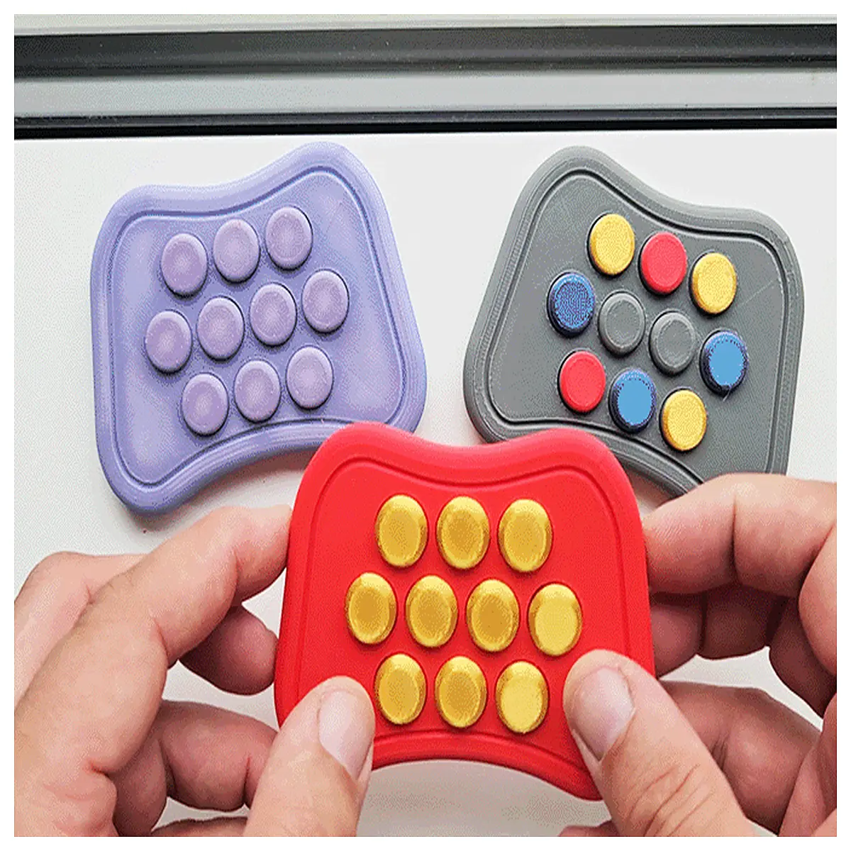 anti stress bubble popper toy fidget pad sensory squishy desk organizer relief anxiety