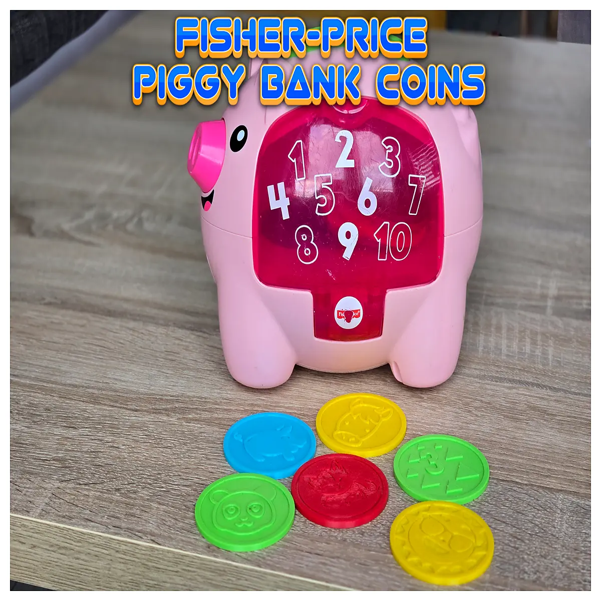 piggy bank for kids educational money box with coin slot durable plastic savings jar for toddlers learning to save