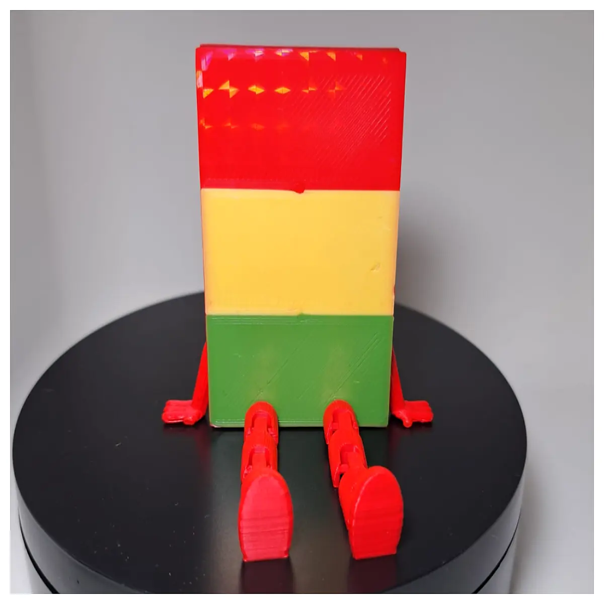 guinea flag desk with adjustable angle for office home patriotic decor