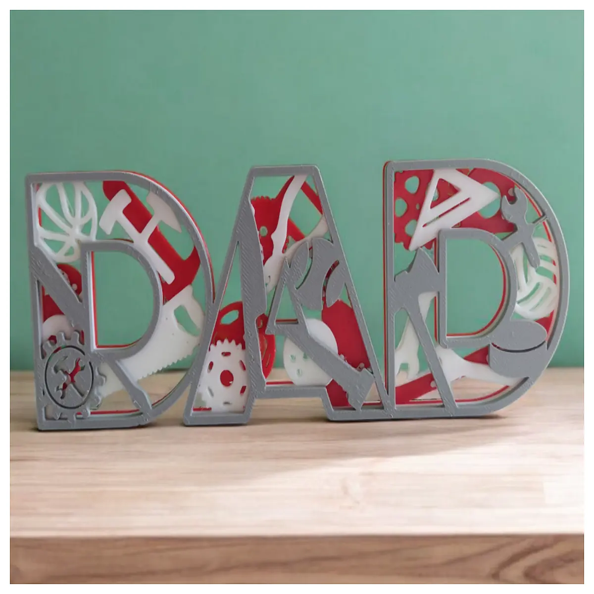 dad tiered father s day organizer shelf