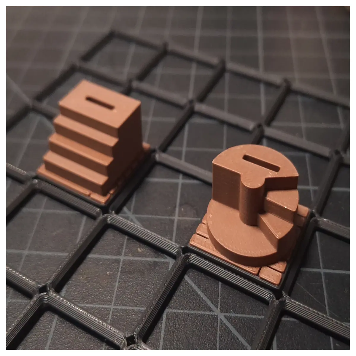 rpg board game wooden grid staircase terrain piece modular diorama building set