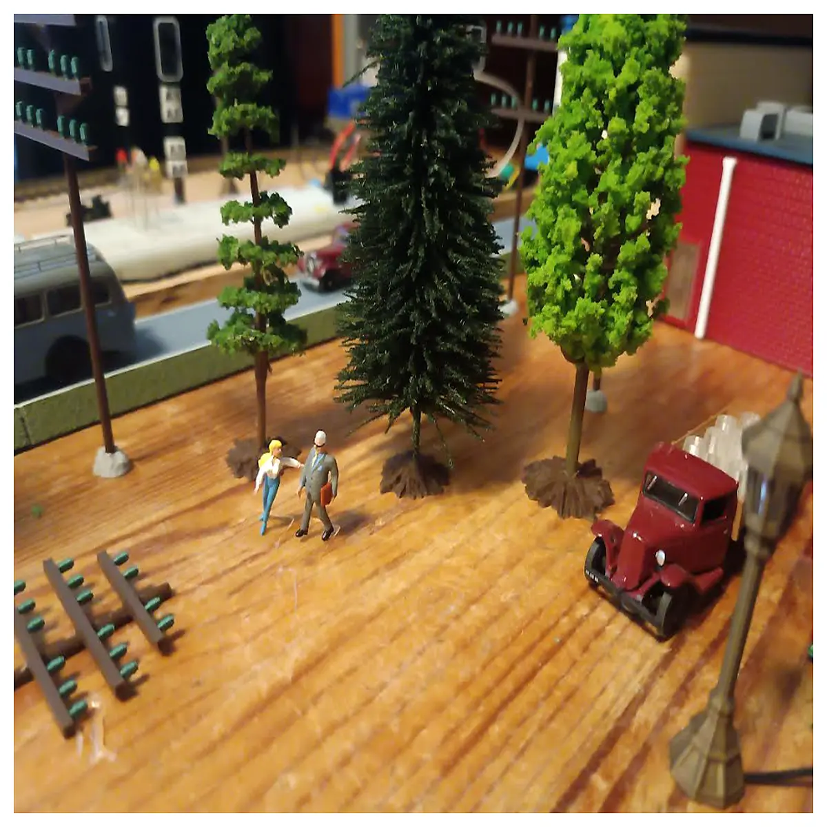 mrj diorama scenery trees scale realistic forest foliage for train layout