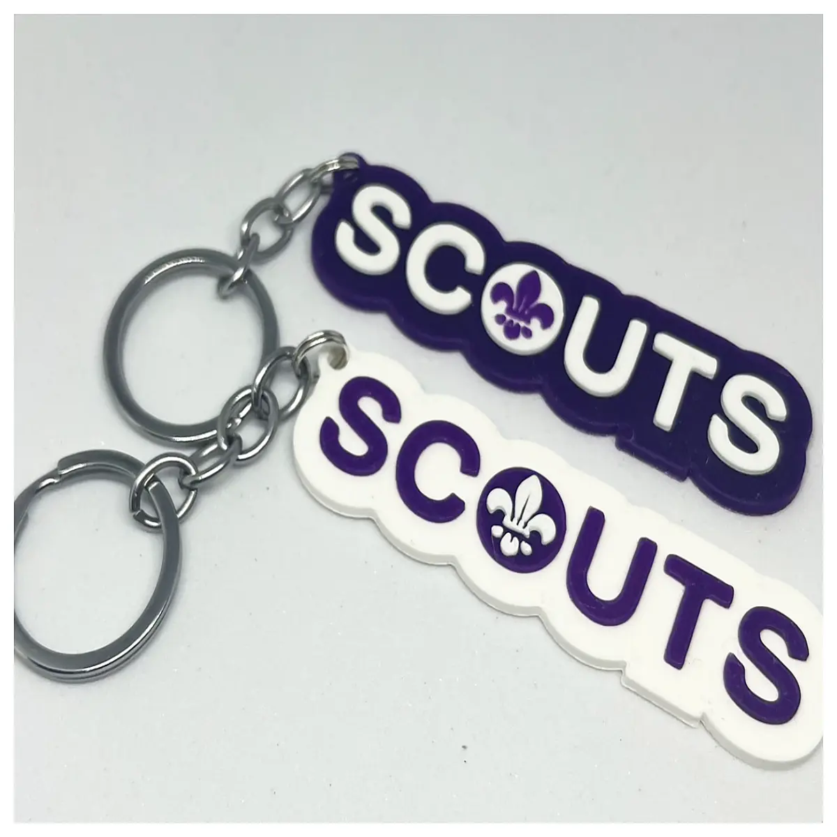boy scout keychain metal camping gear outdoor survival kids teens