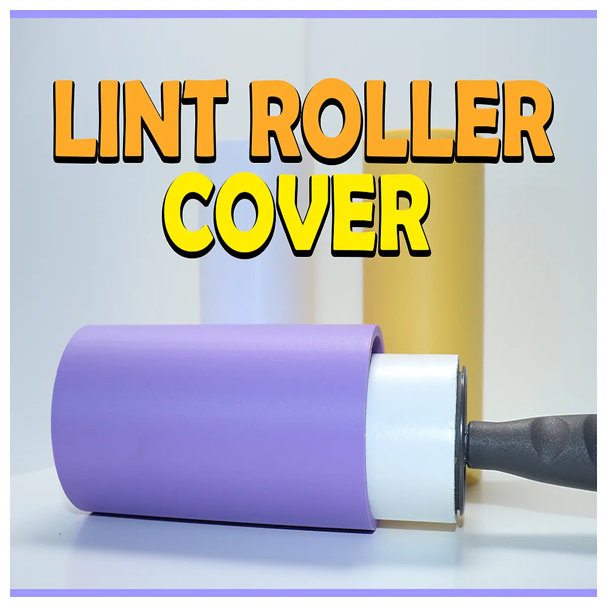 replacement lint roller cover refill cap for reusable sticky paper roll core