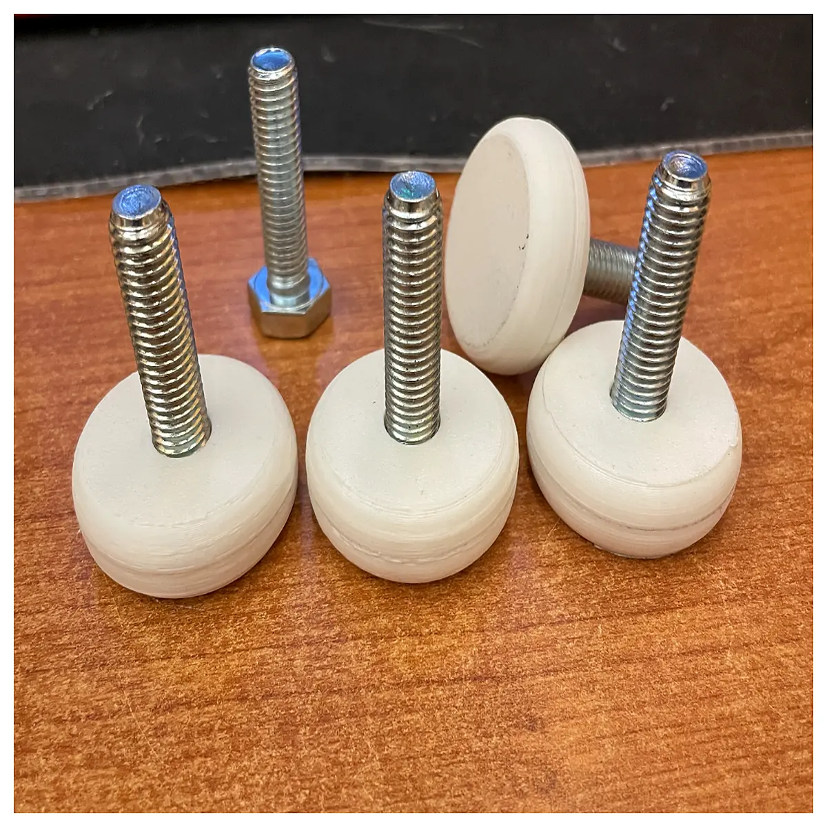 adjustable m10 hex socket leveling feet pads for cnc router printer machine vibration dampening rubber mounts