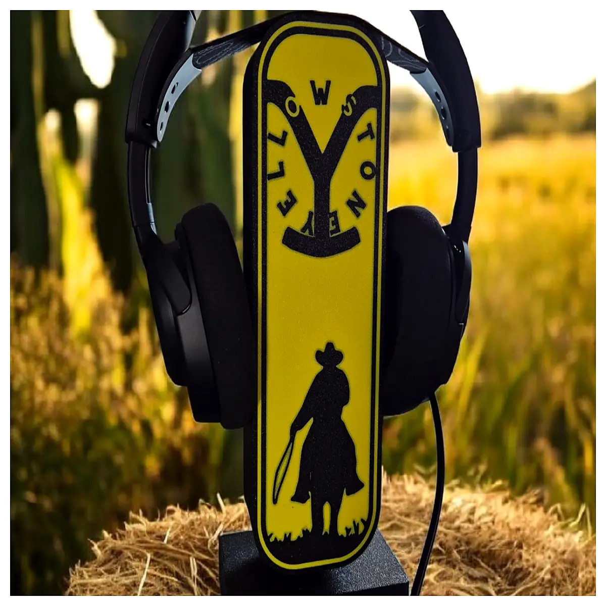 national park headphone box panel mount for gaming desk setup ambient lighting accessory