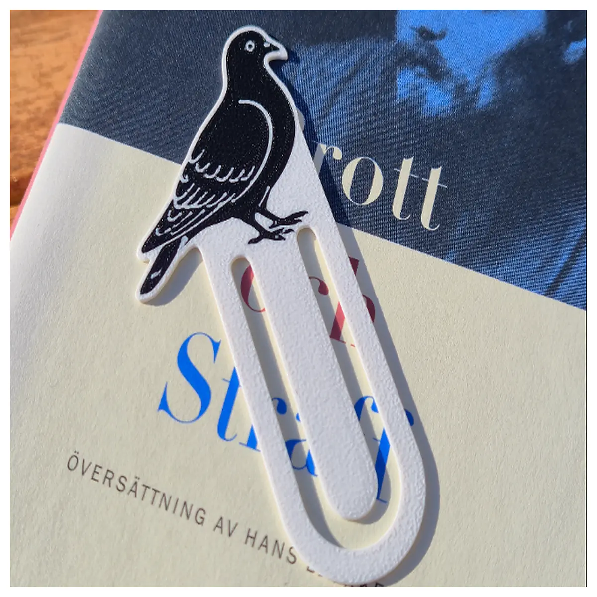 cute bird paperclip bookmark for reading metal pigeon book marker students teachers library aesthetic