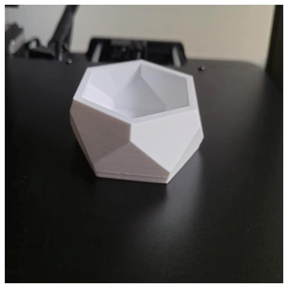 hexagonal ceramic planter pot for succulents cactus indoor outdoor garden decor modern geometric flower container