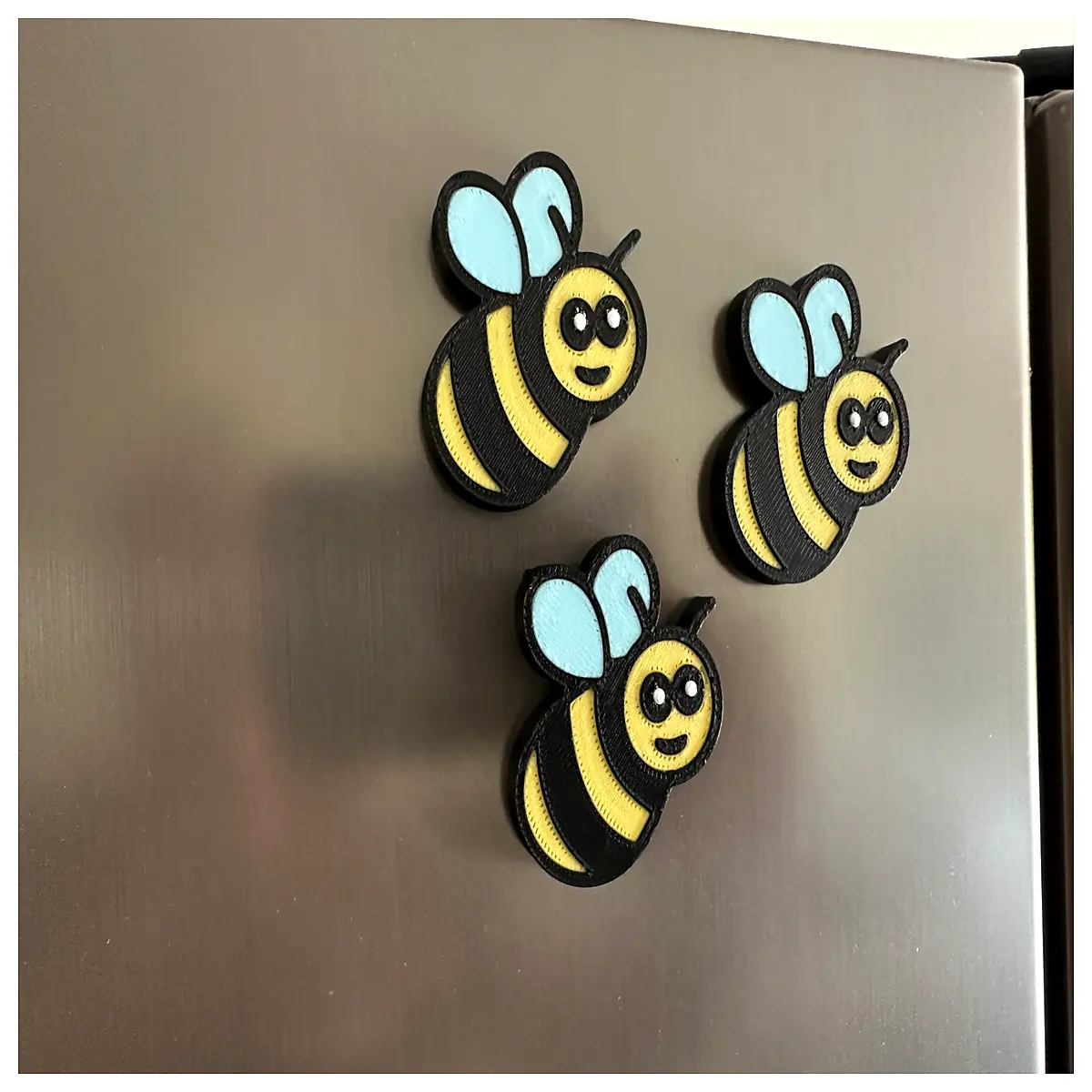cute bee fridge magnets for kids honeycomb magnetic notes kitchen decor organizer