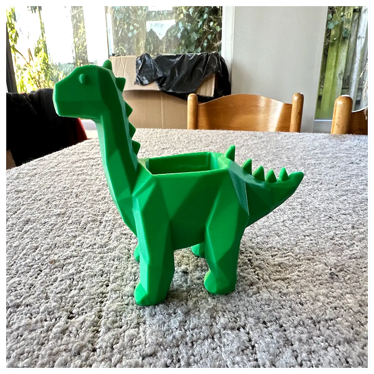 cute dinosaur planter pot for succulents cactus novelty resin garden decor housewarming plant lovers