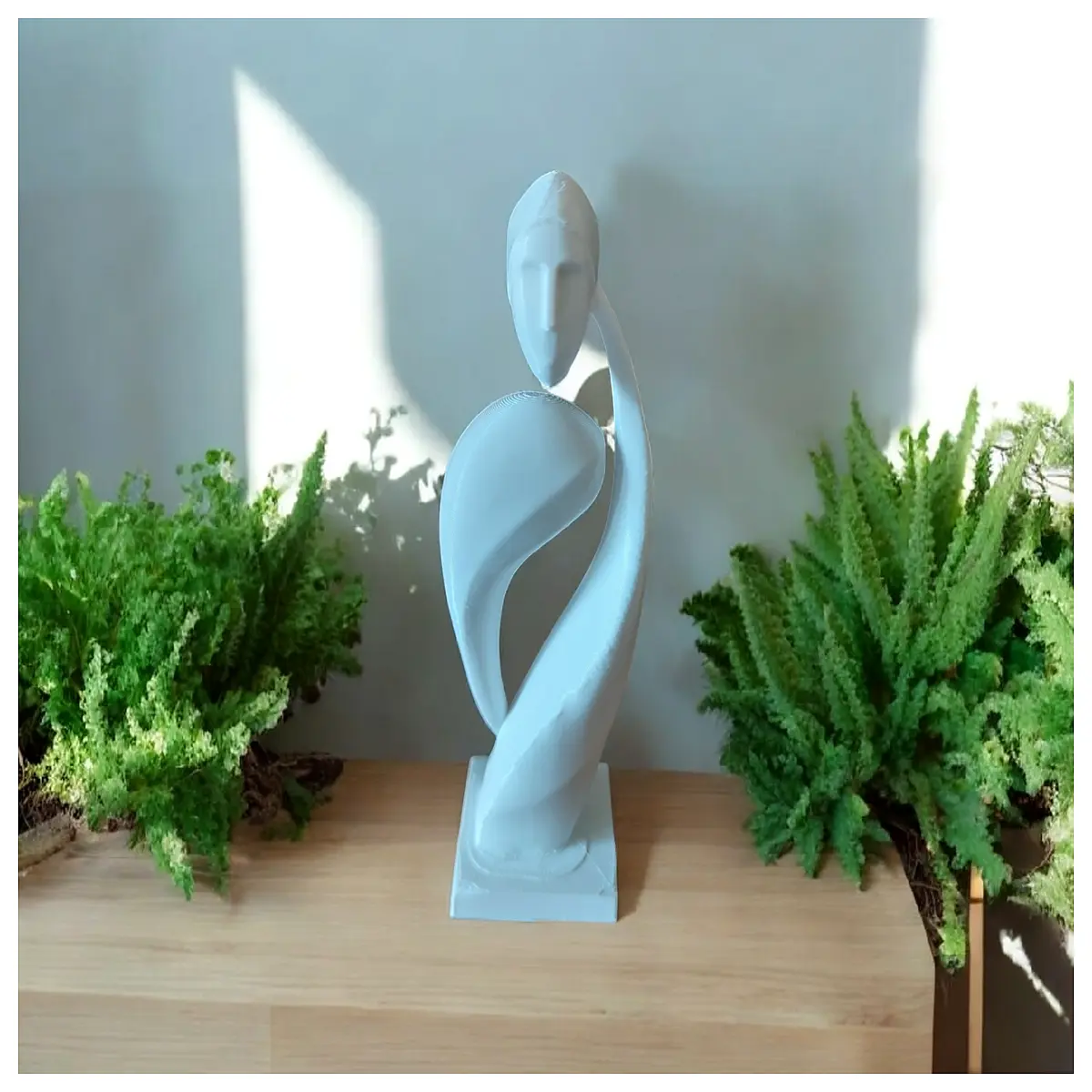 minimalist aesthetic decor pure form modern art sculpture abstract design home office accent piece