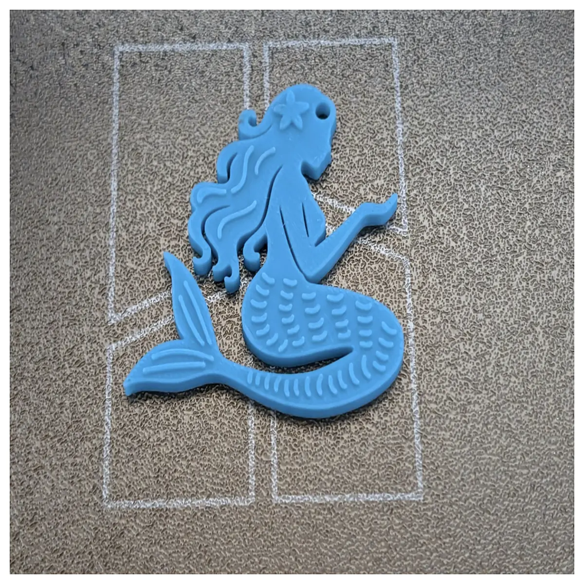 mermaid keychain cute resin charm for bag keys jewelry gift
