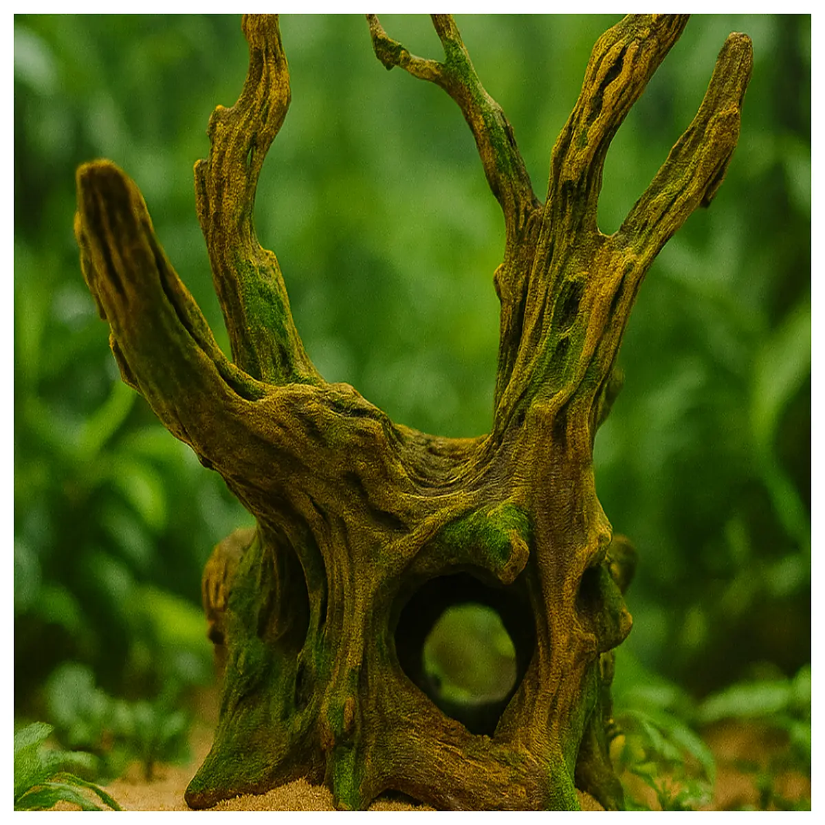 artificial root cave for aquarium fish hiding spot reptile terrarium decor plant cover shelter