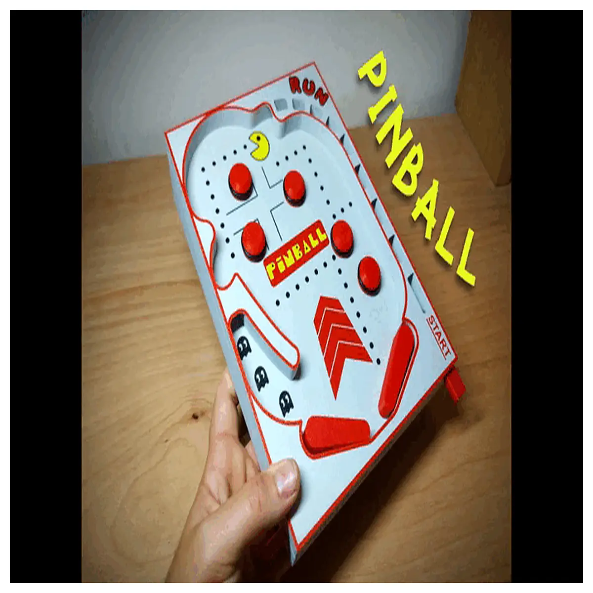 mini pocket pinball arcade game for kids travel toys stress relief fidget toy